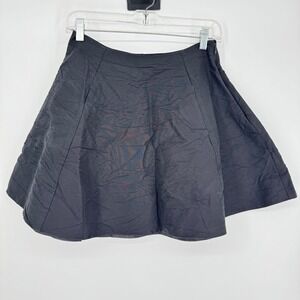 Kate Spade New York Skirt The Rules‎ Black A-Line Mini Skirt Size 4